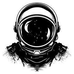 astronaut vector isolated on white background