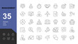 © Vectuz - Management Line Editable Icons set. Vector illustration in modern thin line style of business icons: functions, principles, goals, and more. Pictograms and infographics for mobile apps