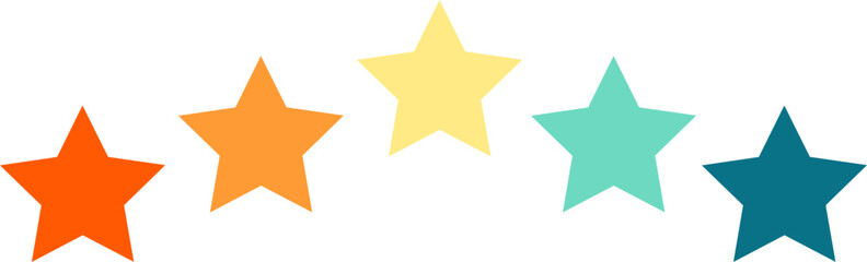 a set of stars icon