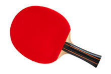 Professional Table Tennis Racket Isolated On White Background