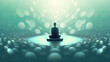 © fotogurmespb - Meditation background, pastel colors created by Generative  AI