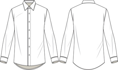 Poster - MEN AND BOYS MALE WEAR SHIRTS VECTOR