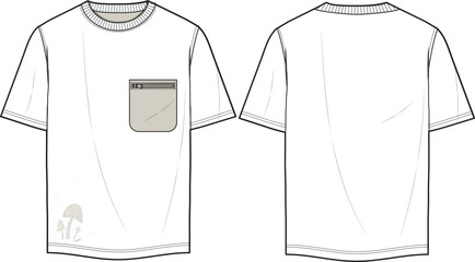 Poster - UNISEX WEAR TEE SHIRTS VECTOR SKETCH