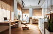 © Nilima - the room has two chairs and a desk with blinds