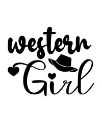 Western lettering quote design