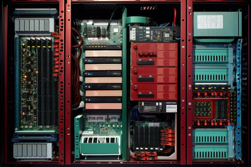 Aufkleber - reliability and redundancy features of database servers, such as hot-swappable components and backup power supply units. Generative AI technology.