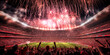© Александр Марченко - Football fans at the stadium launching fireworks in the final of the Club World Cup
