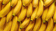 Overhead view of bananas created with Generative AI