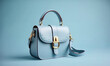 Stylish Blue Handbag for the Chic and Modern Woman, generative AI