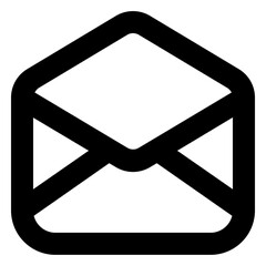 open email message outline icon