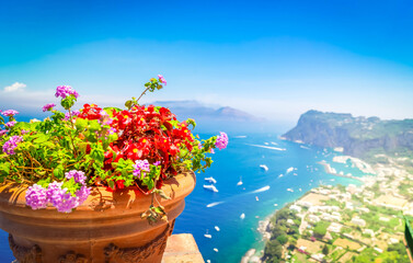 Canvas Print - Capri island, Italy