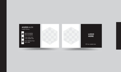 Minimalist creative Double sided corporate business card template. Minimalist card most relevance business card design.