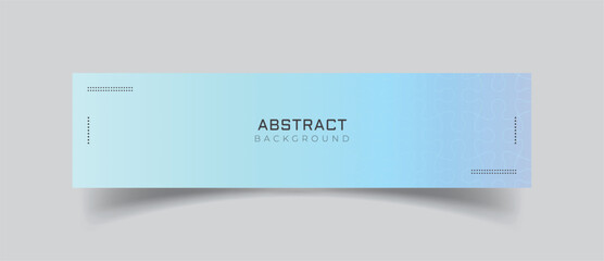 Wall Mural - linkedin banner with simple abstract background