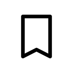 Fototapete - bookmark icon symbol, save ribbon icon - favorite label icons. saving sign. web vector icon