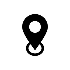 Fototapete - location icon pin sign, map pointer place marker icons. web vector icon