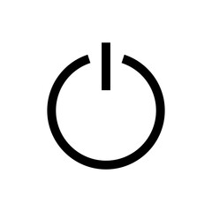 Poster - power icon symbol. switch on and switch off icons , press start button . on off icon. web vector icon
