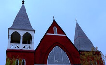 Three Church Steeples