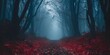 © YuDwi Studio - Halloween Fairy Mysterious Forest. Mystical atmosphere. by ai generative