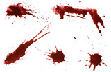 Blood drops cut out