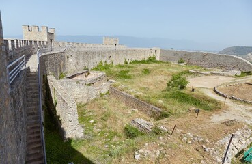 Wall Mural - Samuel's Fortress in Ohrid, Macedonia was established over two thousand years ago