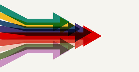 Wall Mural - abstract arrow direction. technology background