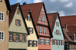 canvas print picture - Altstadt in Dinkelsbuehl