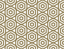 A Seamless Pattern With A Hexagon Design