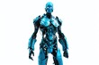 © AkuAku - futuristic robot hovering in mid-air Generative AI