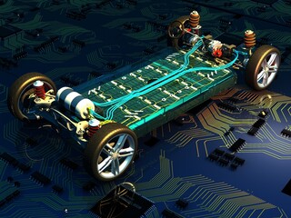 Poster - Electric machine model.
