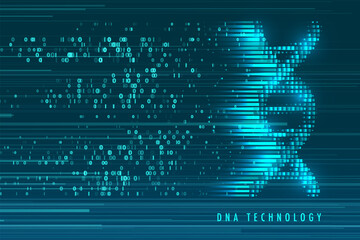 Wall Mural - Big genomic data visualization.