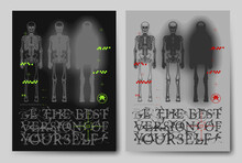 Grunge Distorted Skeleton Free Stock Photo - Public Domain Pictures