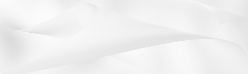 Poster - White and gray abstract background, gradient vector.