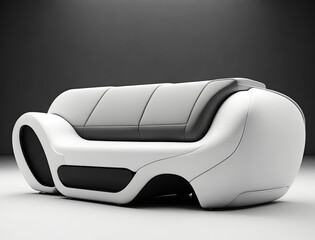 Poster - Luxury comfortable armchair. Generative AI