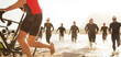 © KOTO - Triathletes emerging from water