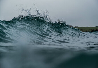 Water waves in the sea