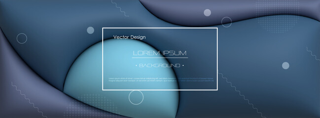 Wall Mural - vector, illustration abstract element with dynamic shape, gradient color, 3d rendering background. m