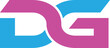 © Jawad - Letter DG logo design, DG letter logo on transparent background