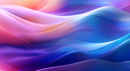 Wall Mural - abstract neon glow background. generative ai
