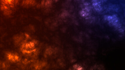 Wall Mural - abstract red and orange gradient smoke energy background