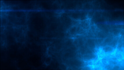 Wall Mural - abstract blue dark smoke energy background