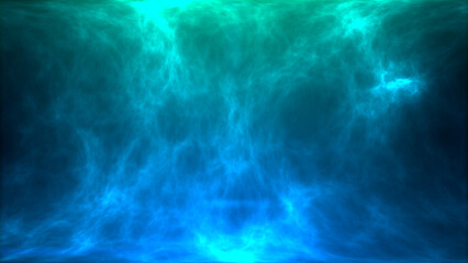 Wall Mural - abstract blue gradient smoke energy background
