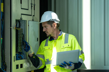Aufkleber - Robot engineer,Engineer, Robotic arm, Science, Industry 4.0