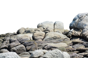 Wall Mural - rock isolated transparency background.