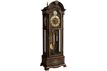 Old Antique Grandfather Clock - Isolated On Transparent/white Background. Generative AI
