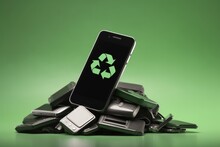 Recycle Mobile Phone Stock Illustration