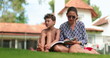 © Marco - Mother teaching child to read. Parent tutoring frustrated boy