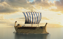 Triremes, Biremes, And Penteconters  Were Types Of Sailing Ships Used By Ancient Civilizations In The Mediterranean, Such As Greeks, Romans, And Phoenicians. They Were Used For War And Trade.