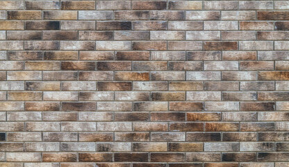 Wall Mural - Stone brick from ceramic tiles of a modern wall as a background.