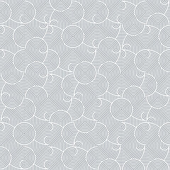 Wall Mural - Round maze pattern