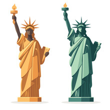 Statue Of Liberty Vector Isolated